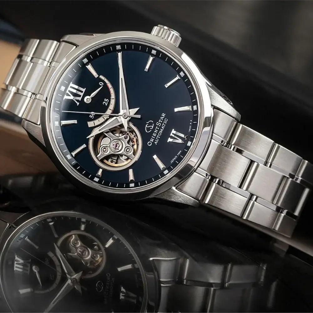 Orient Star RE-AT0001 Contemporary Automatic Blue Dial Stainless Steel Men's Watch