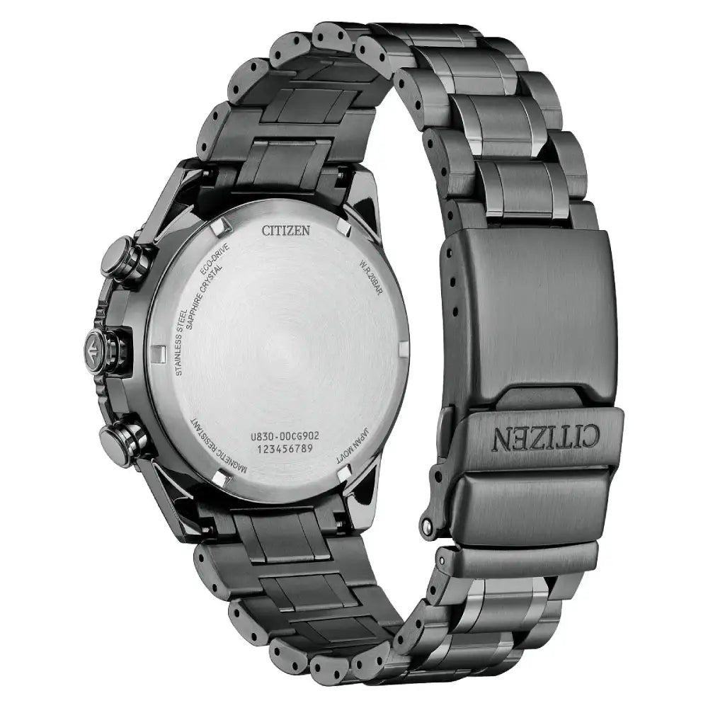 Citizen Promaster JV2005-58E "Skyhawk" Analog-Digital Chronograph Black Dial 43mm Stainless Steel Men's Watch