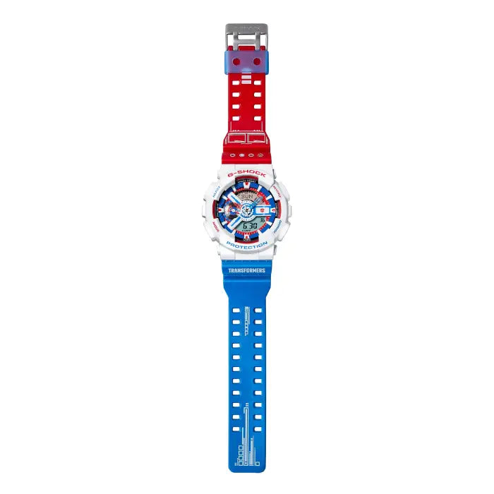 G Shock GA 110OPT22 7BPFT Optimus Prime edition resin strap watch