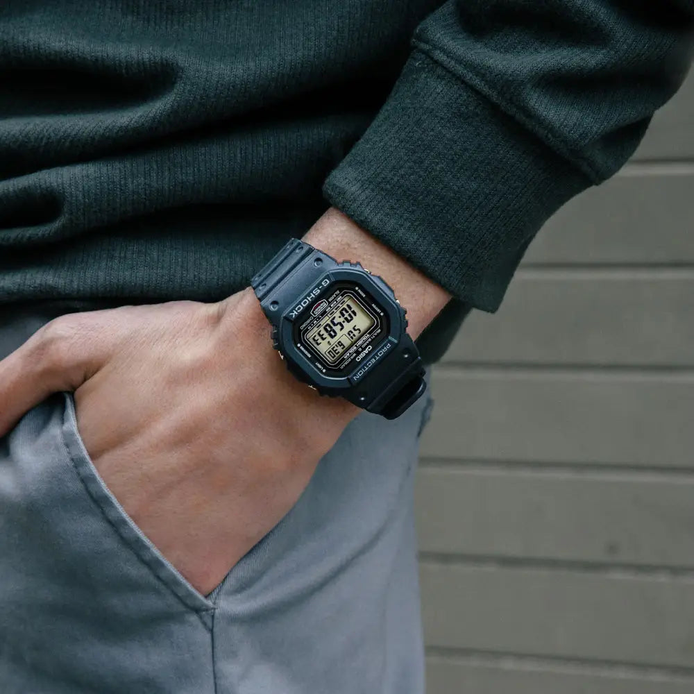 Casio G Shock GW-5000U-1 Digital Tough Solar Black Dial Resin Strap Men's Watch