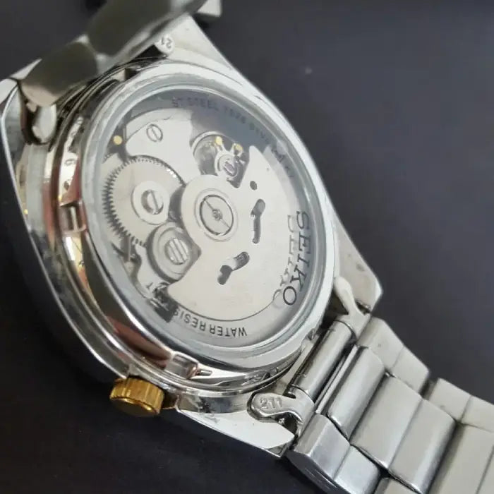 Seiko 5 Automatic SNKL47K1 White Dial Two-Tone 37mm Stainless Steel Men's Watch