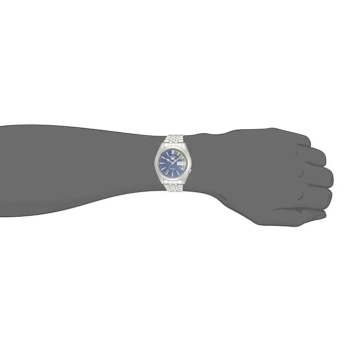 Seiko 5 SNK371K1 Automatic 21 Jewels Blue Dial Stainless Steel Men's Watch