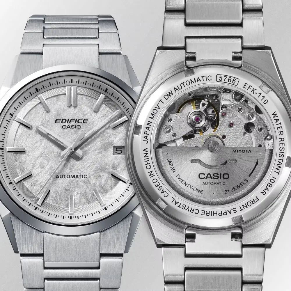 Casio Edifice EFK 110D 7A men's watch back case view