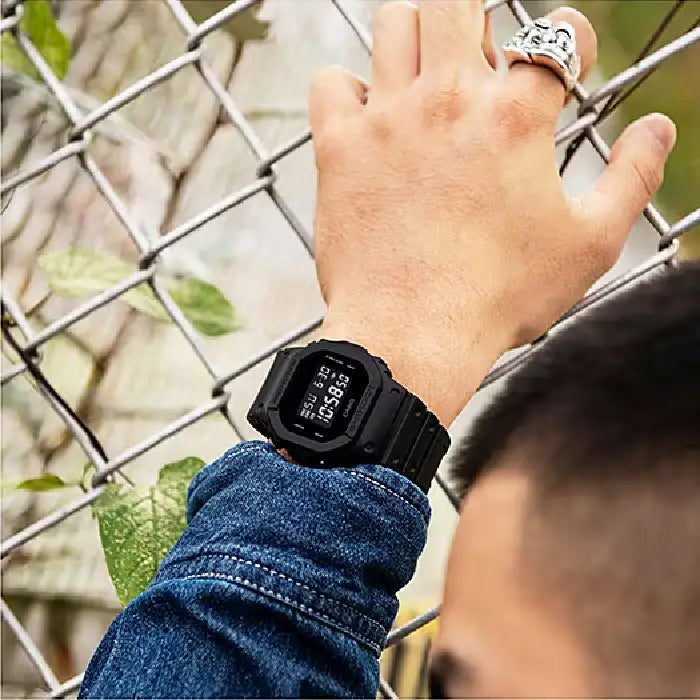 Casio DW-5600BB-1 all black G Shock watch for men