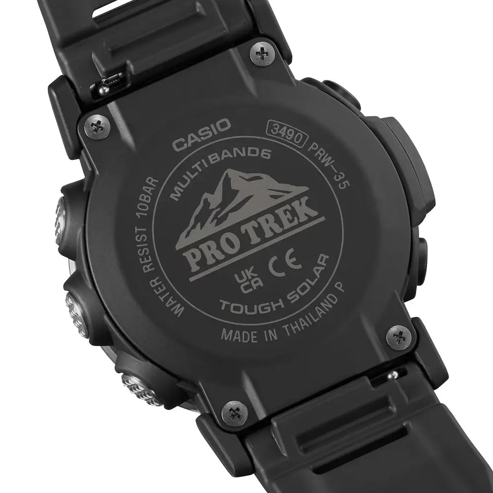 Casio PRW-35-1A lightweight outdoor climbing watch front angle