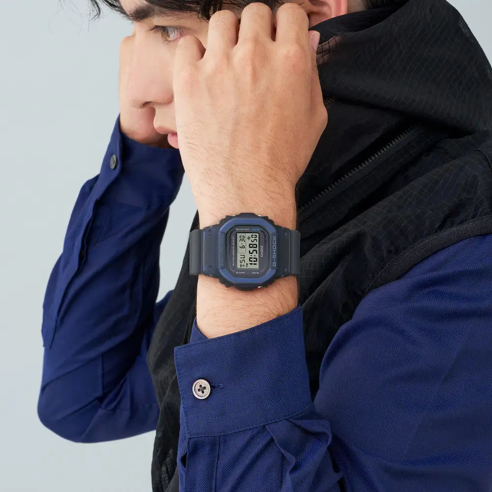 Casio DW-5600RS-8D digital G-Shock watch with grey resin strap