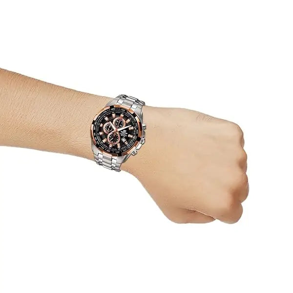 Casio Edifice EF-539D-1A5 Analog Black Dial Stainless Steel Men's Watch