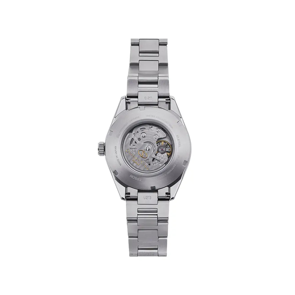 Orient Star RE-AU0403L Contemporary Automatic "Basic Date" Navy Blue Dial 42mm Stainless Steel Men's Watch