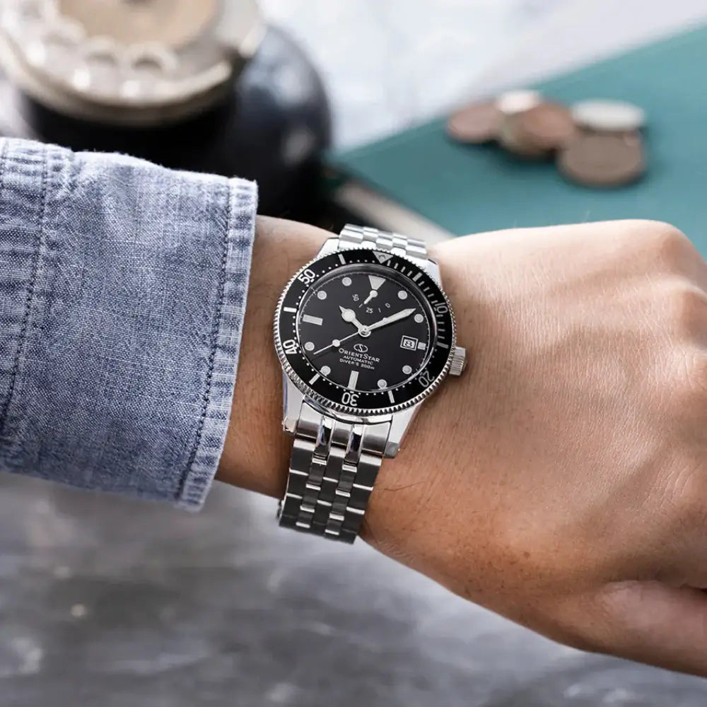 Orient Star RE-AU0601B Automatic Diver "Diver 1964 2nd Edition" Black Dial 41mm Stainless Steel Men's Watch