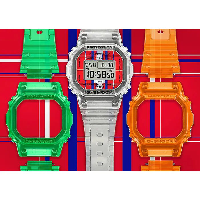 Casio G-Shock Kashiwa Sato Collaboration Carbon Core Guard DWE-5600KS-7D Digital Dial Resin Strap Men's Watch