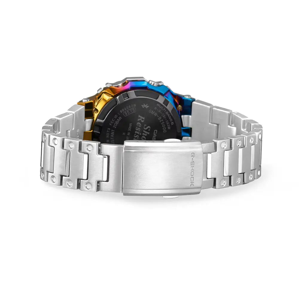 Casio G Shock GMW-B5000RC-1 watch back case stainless steel view