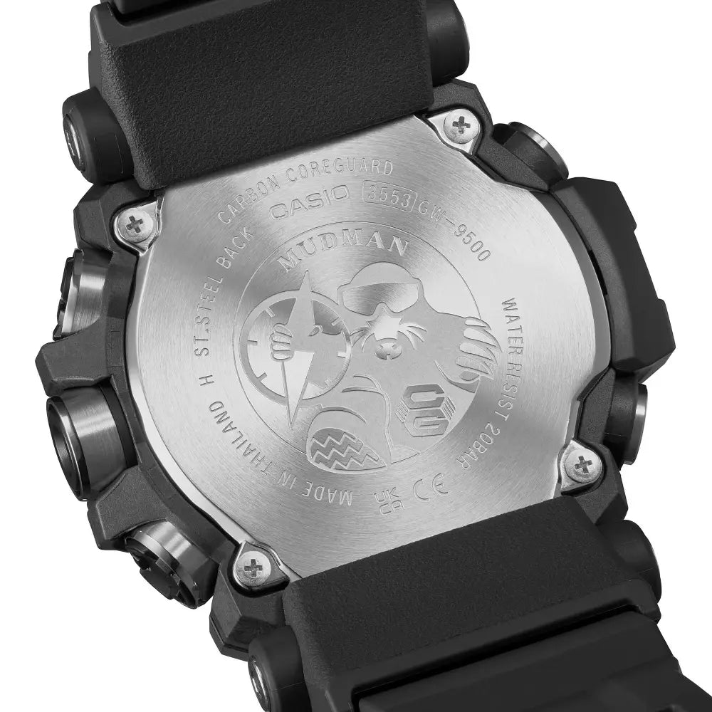 Casio G-Shock Mudman Digital GW-9500-1D Black Digital Dial 52.7mm Resin Strap Men's Watch