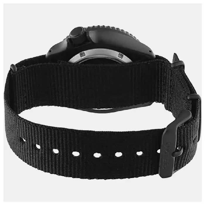 Seiko 5 Sports SRPD83K1 Automatic Black Dial Nylon Strap Men's Watch