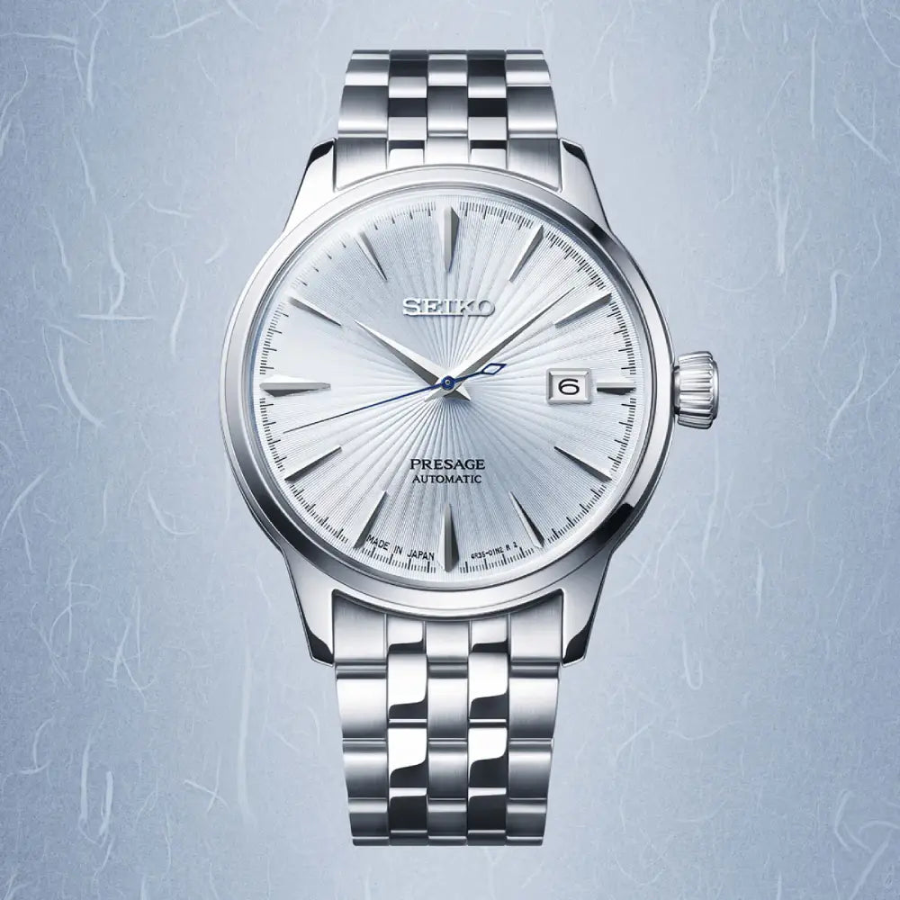 Seiko Presage SRPE19J1 Cocktail Time Automatic Blue Dial Stainless Steel Men's Watch