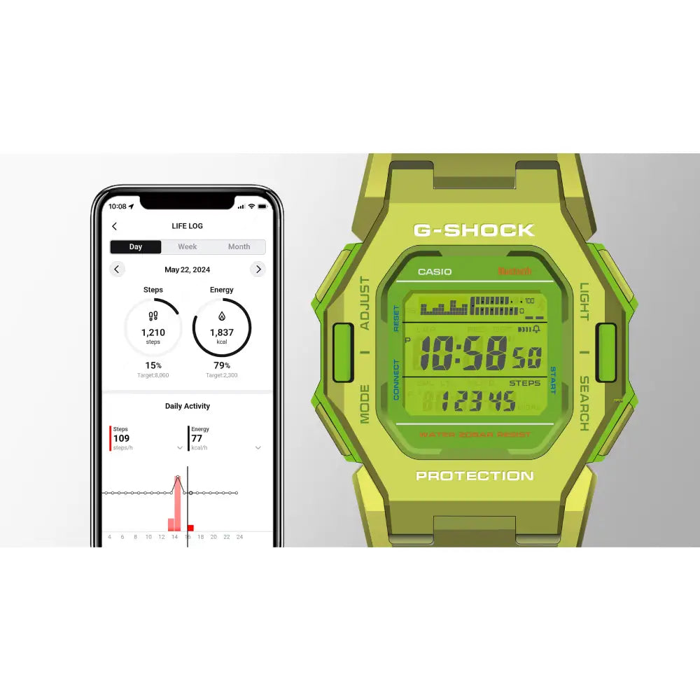 Casio G-Shock GD-B500S-3D "Cyber Neon" Men's Watch