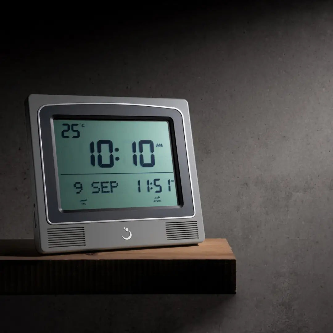Al Fajr CW-15 Digital Azan Wall/Table Clock Digital Display