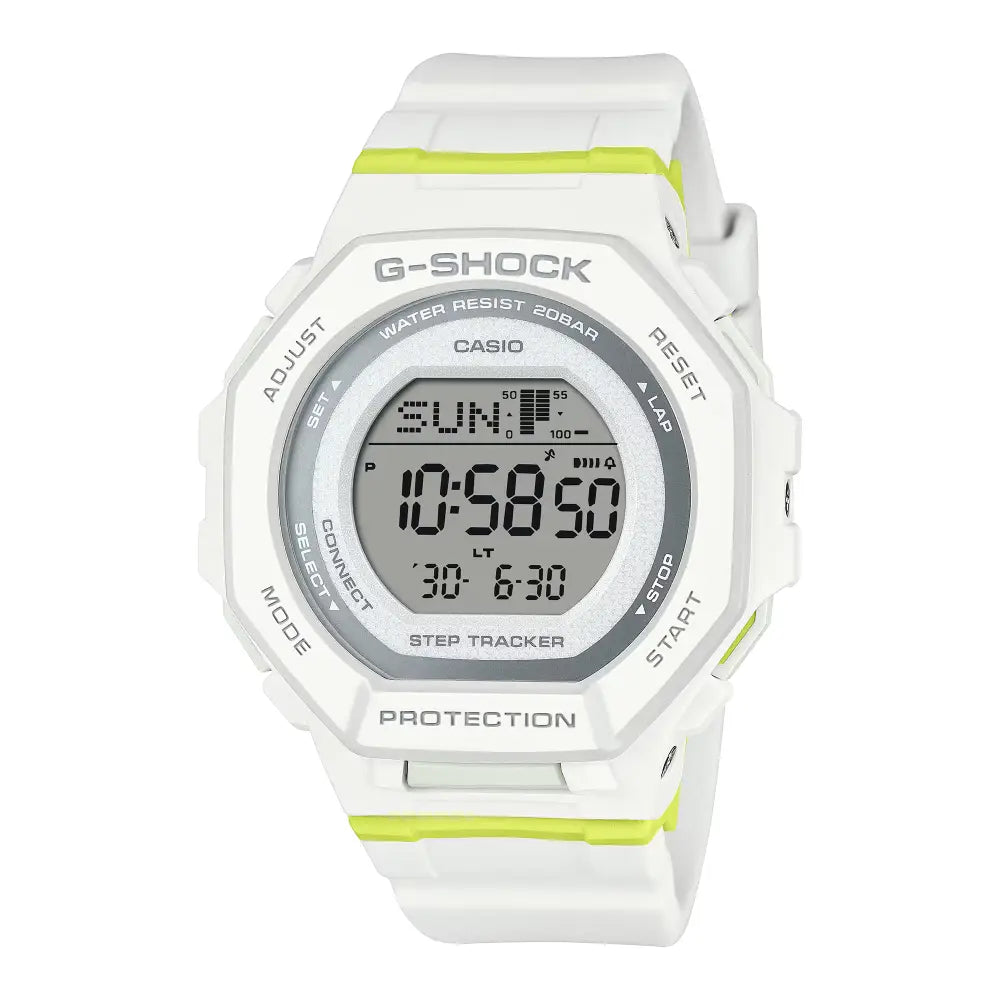 Casio GMD-B300SC-7D Frosty White women’s G-Shock watch front view