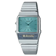 Casio Analog-Digital AQ-800EC-2ADF Blue Dial Stainless Steel Unisex Watch