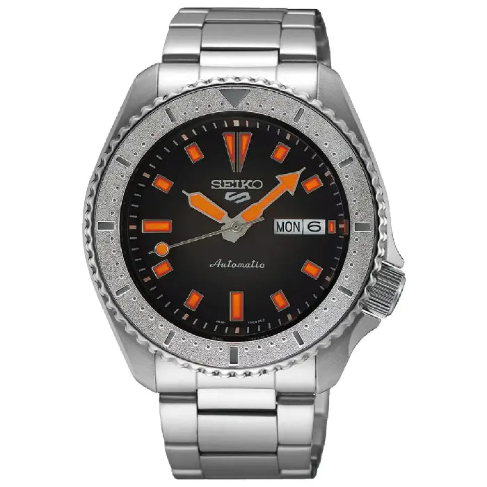 Seiko 5 Sports SRPL47K1 Midnight Circuit Racers front view