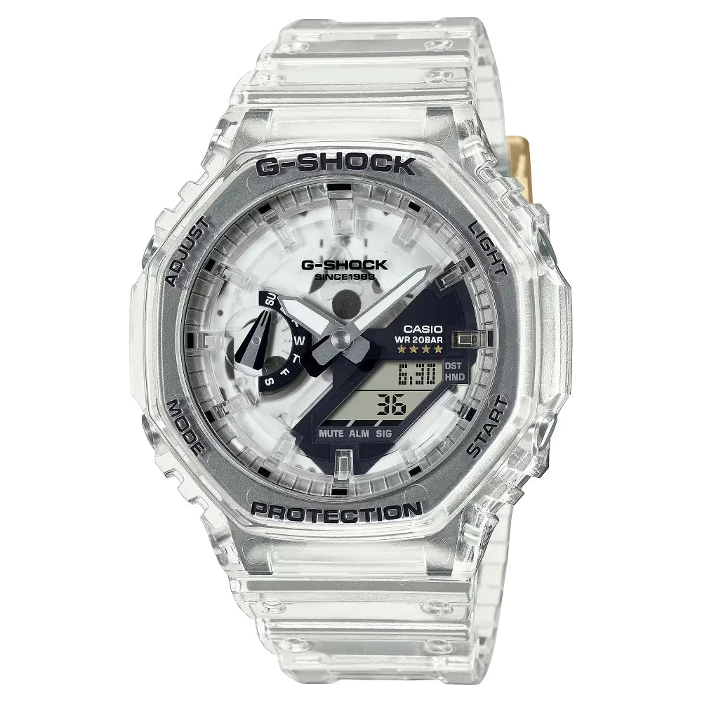 Casio G Shock GA-2140RX-7A 40th Anniversary Analog-Digital Limited Edition Clear Dial Resin Strap Unisex Watch