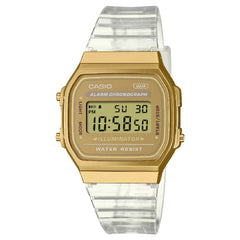 Casio Vintage Digital A168XESG-9ADF Gold Dial & Resin Strap Unisex Watch