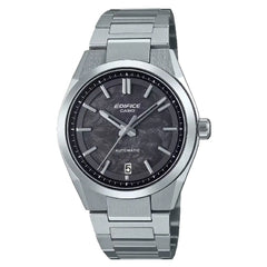 Casio Edifice Automatic EFK-100CD-1ADR Black Forged Carbon Dial Stainless Steel Men's Watch