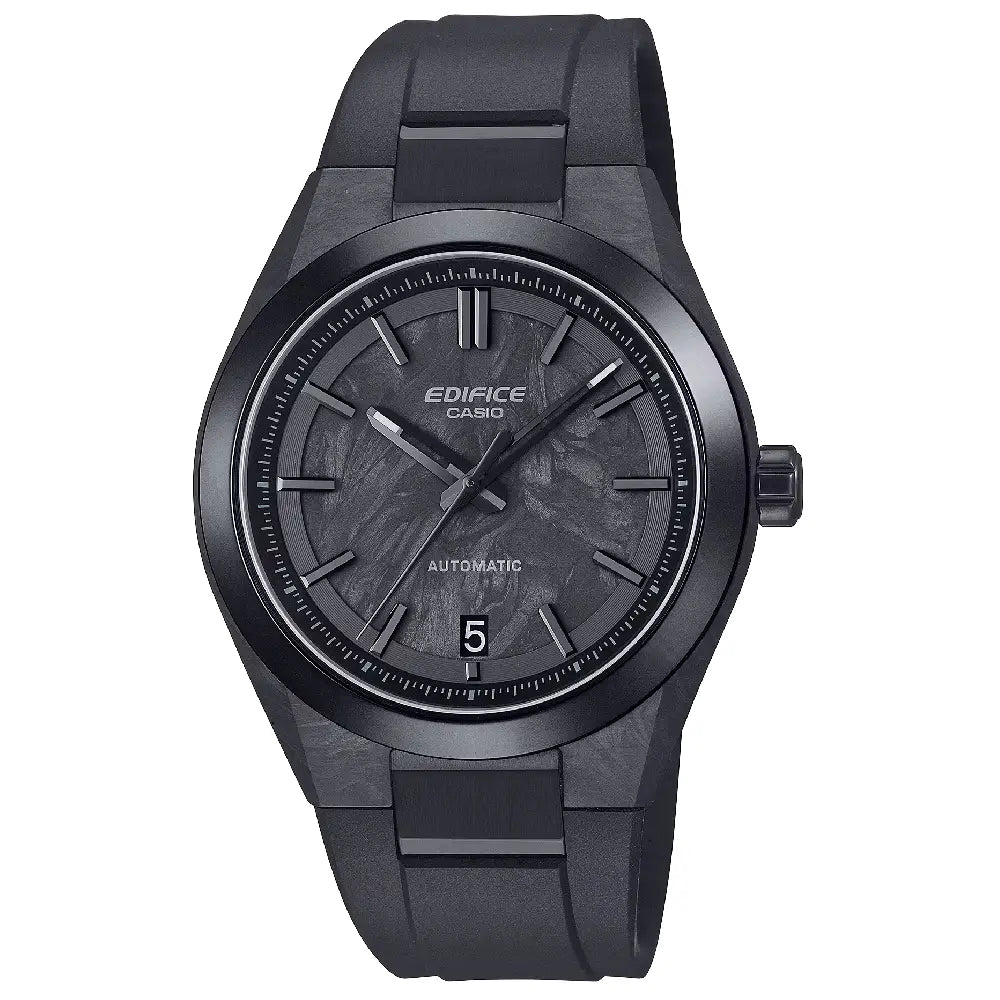 Casio Edifice EFK-100XPB-1AJF automatic black dial men's watch front view