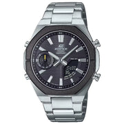 Casio Edifice ECB-S10DB-1A Slim Smartphone Link Black Dial 43mm Stainless Steel Men's Watch