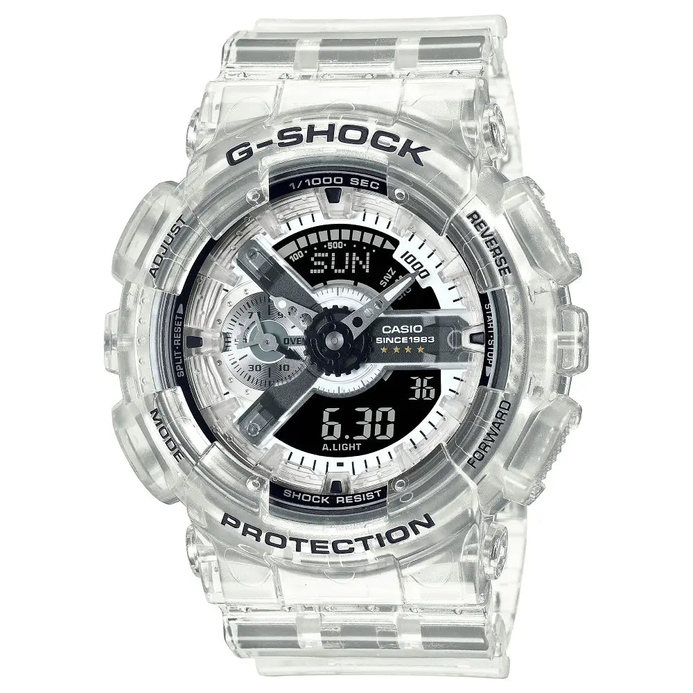Casio G Shock GA-114RX-7A 40th Anniversary Analog-Digital Limited Edition Clear Dial Resin Strap Men's Watch