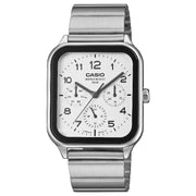 Casio Classic Analog Multi-Dial MTP-M306D-7A White Dial 40mm Stainless Steel Men's Watch