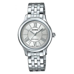 Casio Standard Analog LTP-E113D-7ADF Silver Dial Stainless Steel Women's Watch