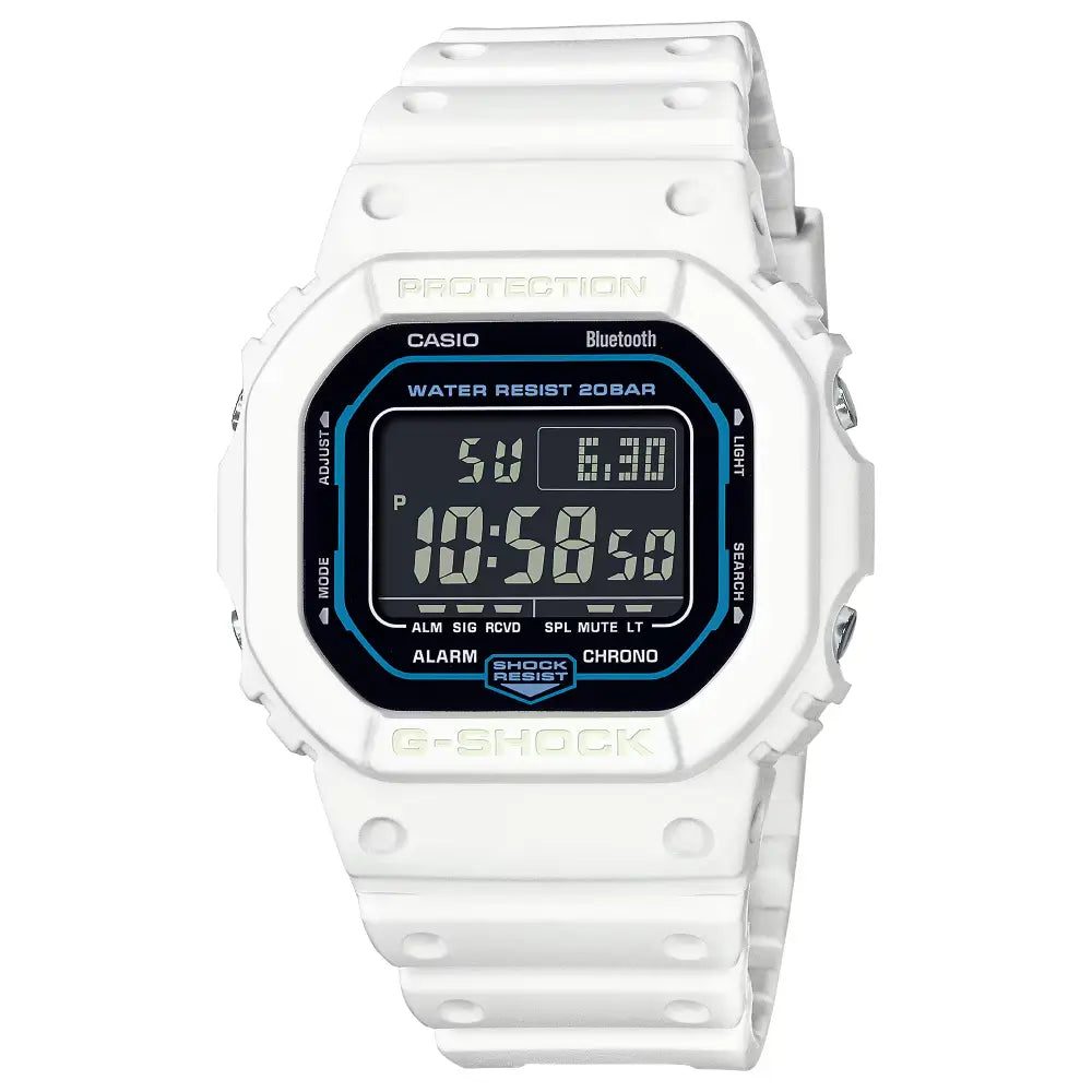 Casio G Shock DW-B5600SF-7D Digital Bluetooth "Super Fusion" Black Dial Resin Strap Men's Watch