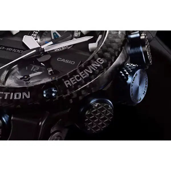 Casio G-Shock Gravitymaster "Carbon Monocoque" GWR-B1000-1A1 Black & Blue Dial 46.4mm Carbon Fiber Men's Watch