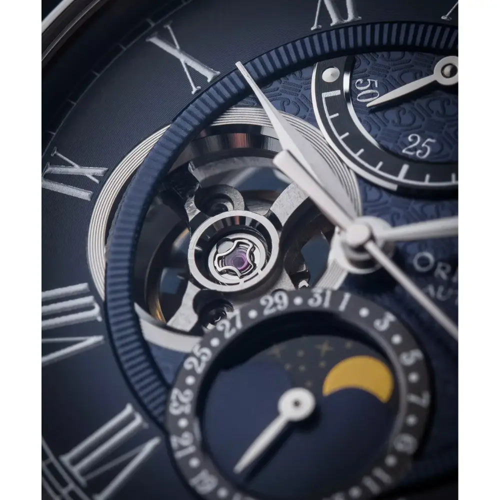 Orient Star Classic M45 F7 Moon Phase Open Heart Automatic RE-BT0006L00B Men's Watch
