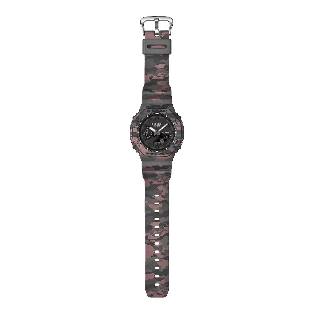 Casio GA-2100CM-8A G-Shock analog digital camouflage watch
