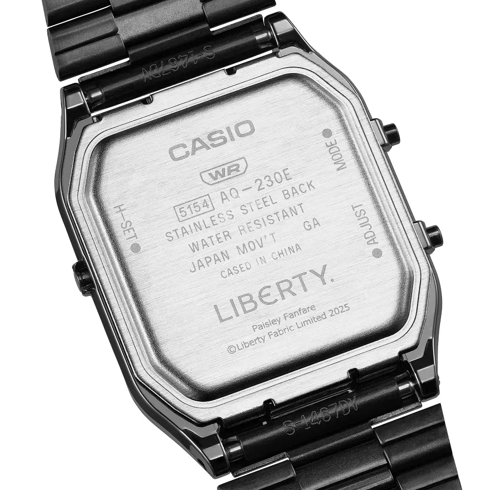 Casio Vintage AQ-230EBLT-1 "Liberty Paisley" Limited Edition Unisex Watch