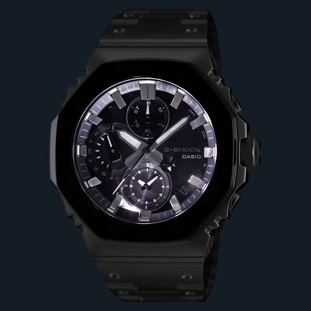 Casio G-Shock GMC-B2100BT-1A full metal black dial mens watch