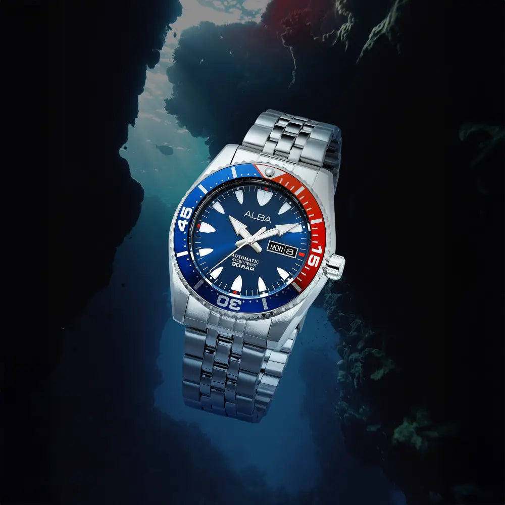 Alba Mechanical "Pepsi" AL4761X1  Men's Watch