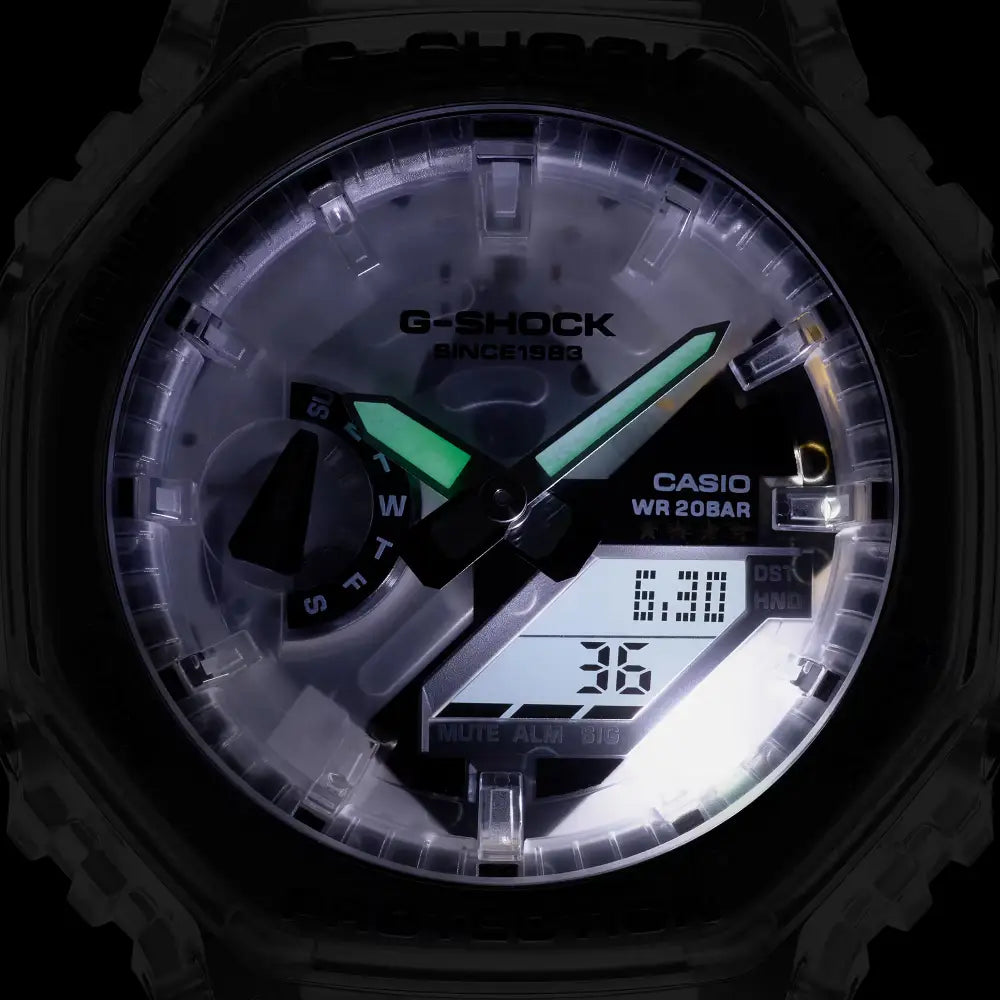 Casio G Shock GA-2140RX-7A 40th Anniversary Analog-Digital Limited Edition Clear Dial Resin Strap Unisex Watch