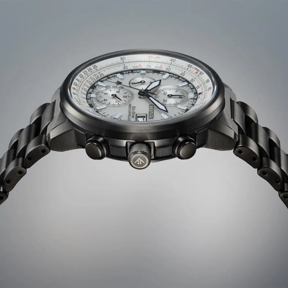 Citizen Eco-Drive AT8304-57A Promaster Navihawk A-T Silver Dial 41mm Stainless Steel Men's Watch