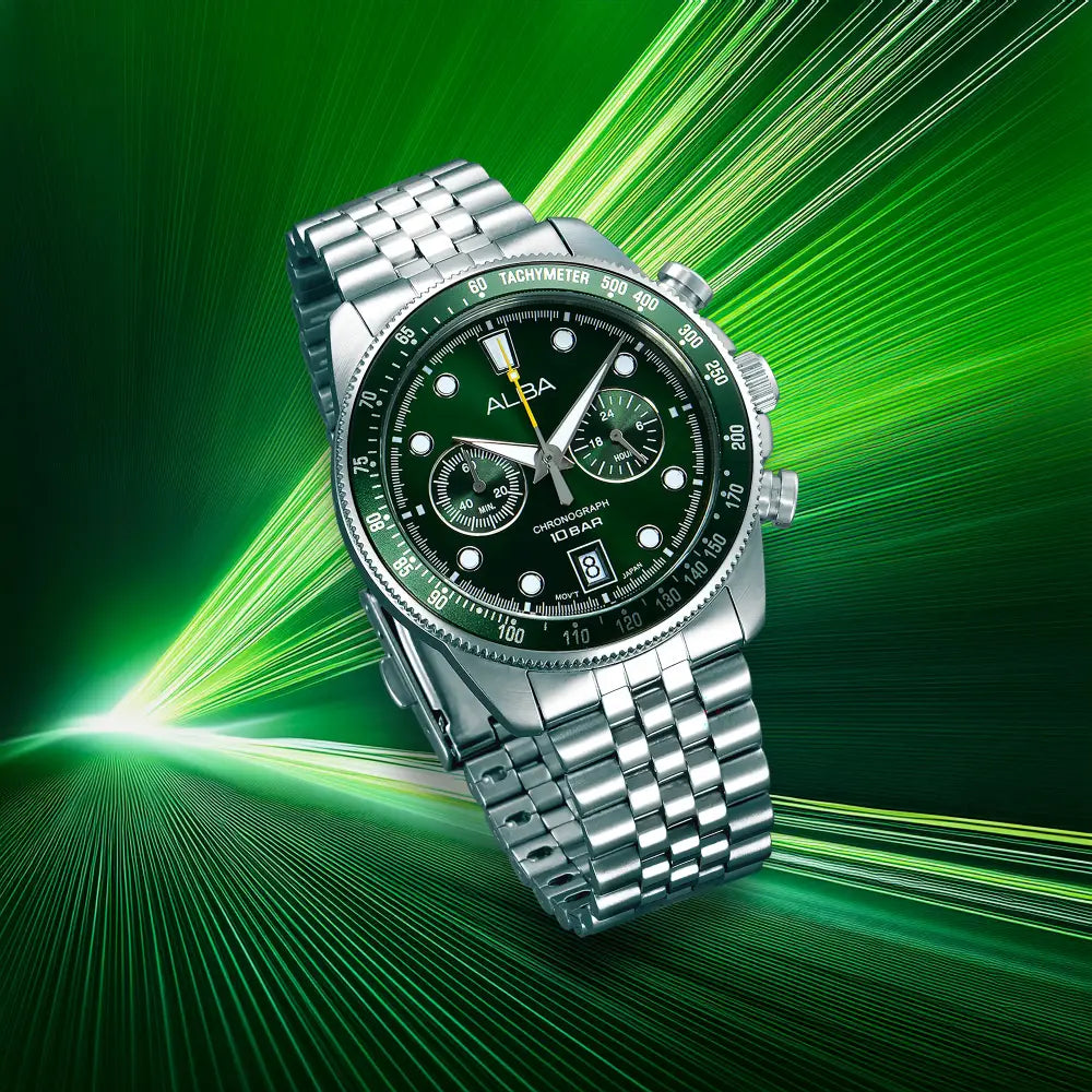 Alba Active Diver-Style Chronograph A4B029X1 Men's Watch