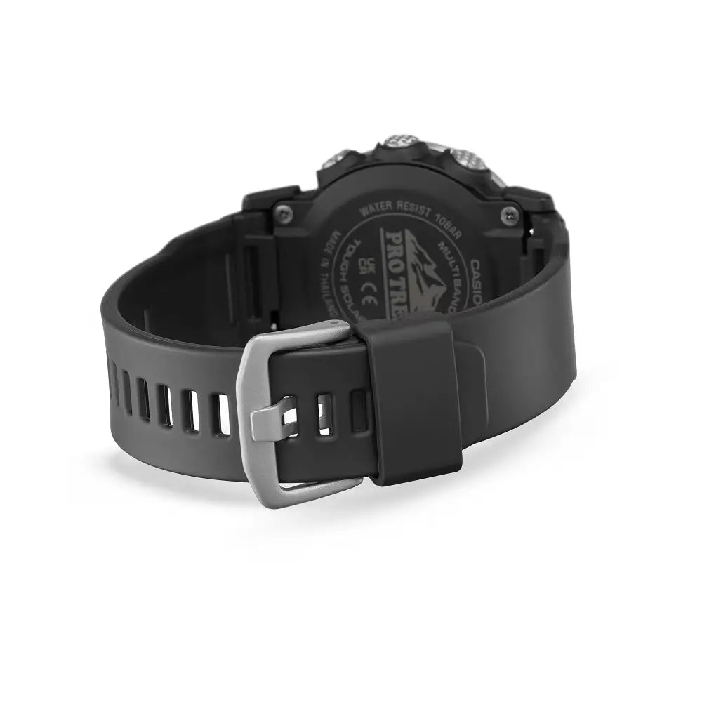 Casio ProTrek PRW-35-1A men’s watch stainless steel back view
