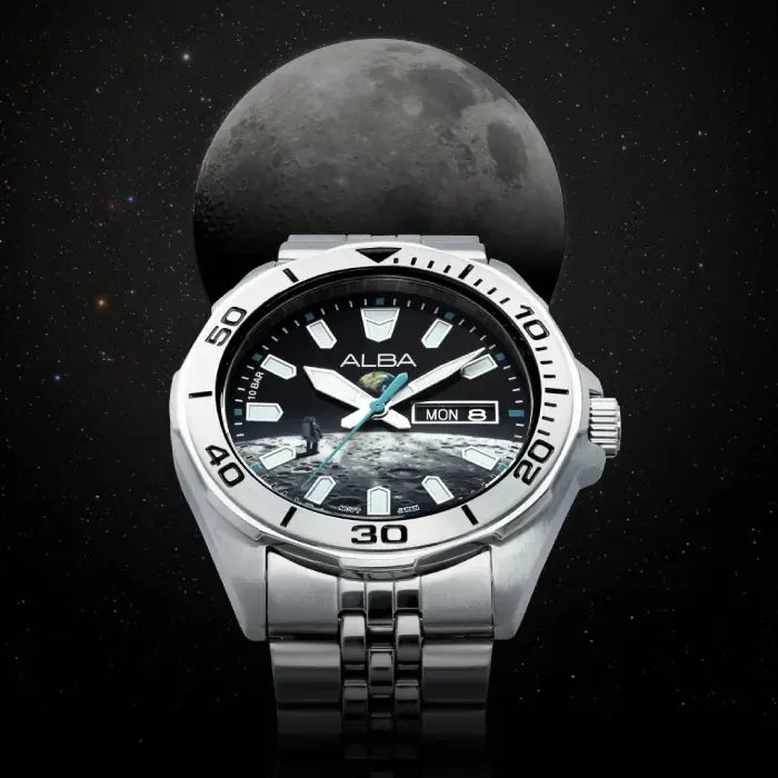 Alba Quartz Moon Landing Lunar AV3591X2 Men's Watch
