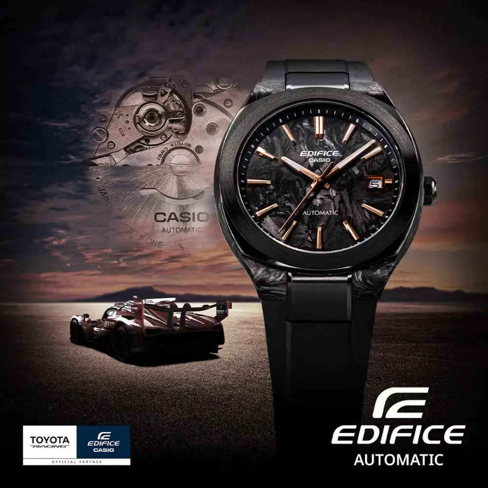Casio Edifice EFK-200XPB-1A men's automatic watch – black dial