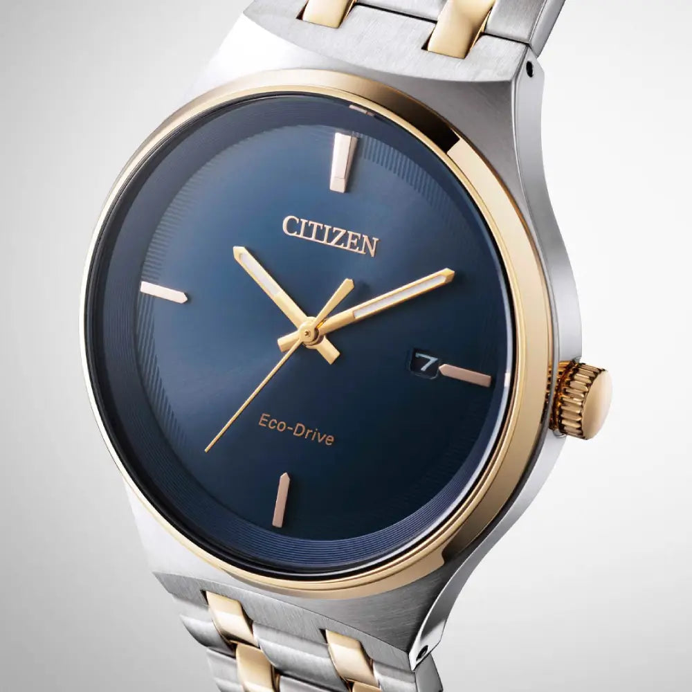 Citizen Eco-Drive BM7656-51L Blue Dial 40mm Two-Tone Stainless Steel Men's Watch