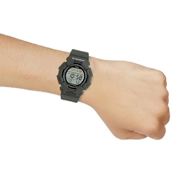 Casio G-Shock Digital GD-010-3DR  Black Dial Resin Men's Watch