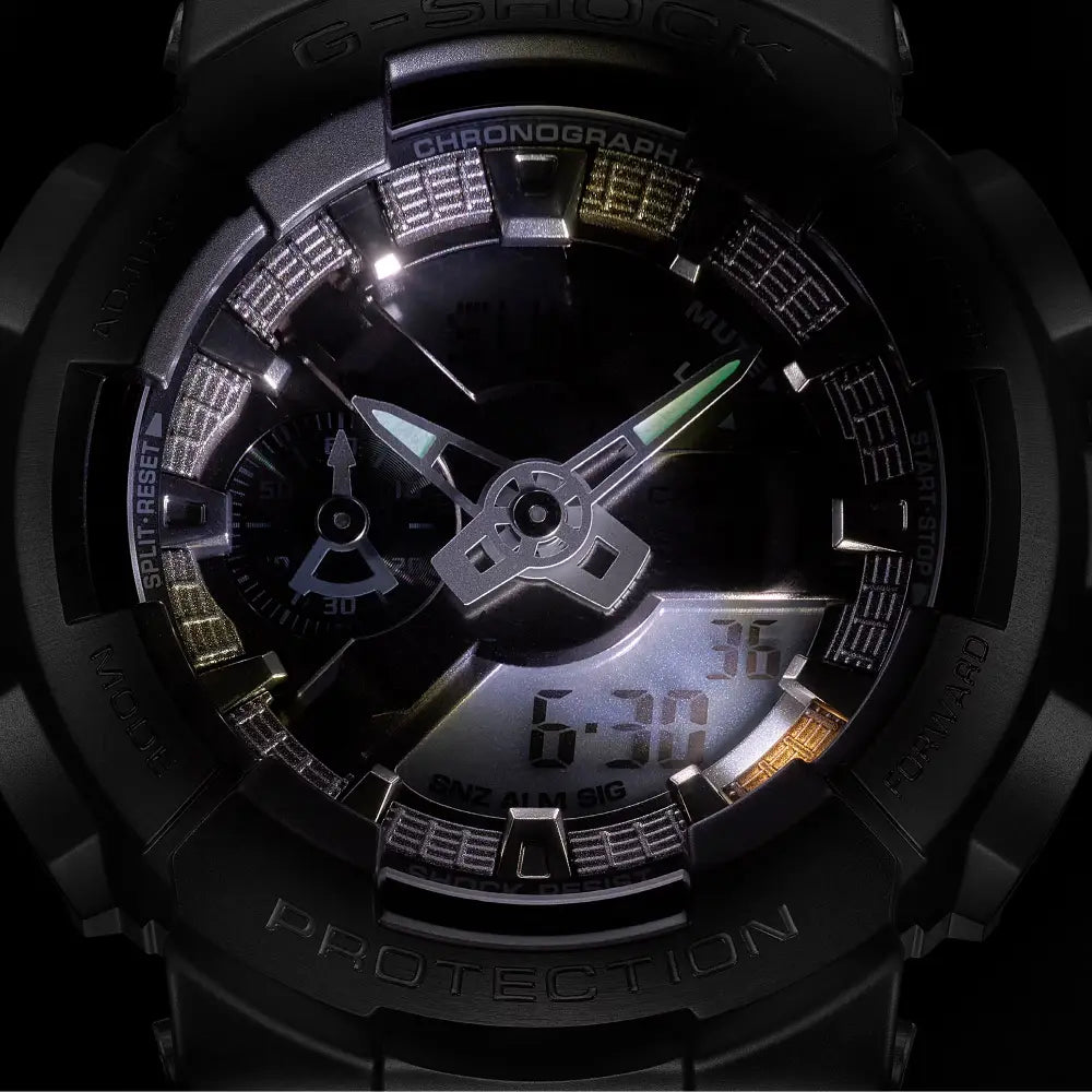 Casio G-Shock GM-110MF-1ADR Midnight Fog grey dial watch
