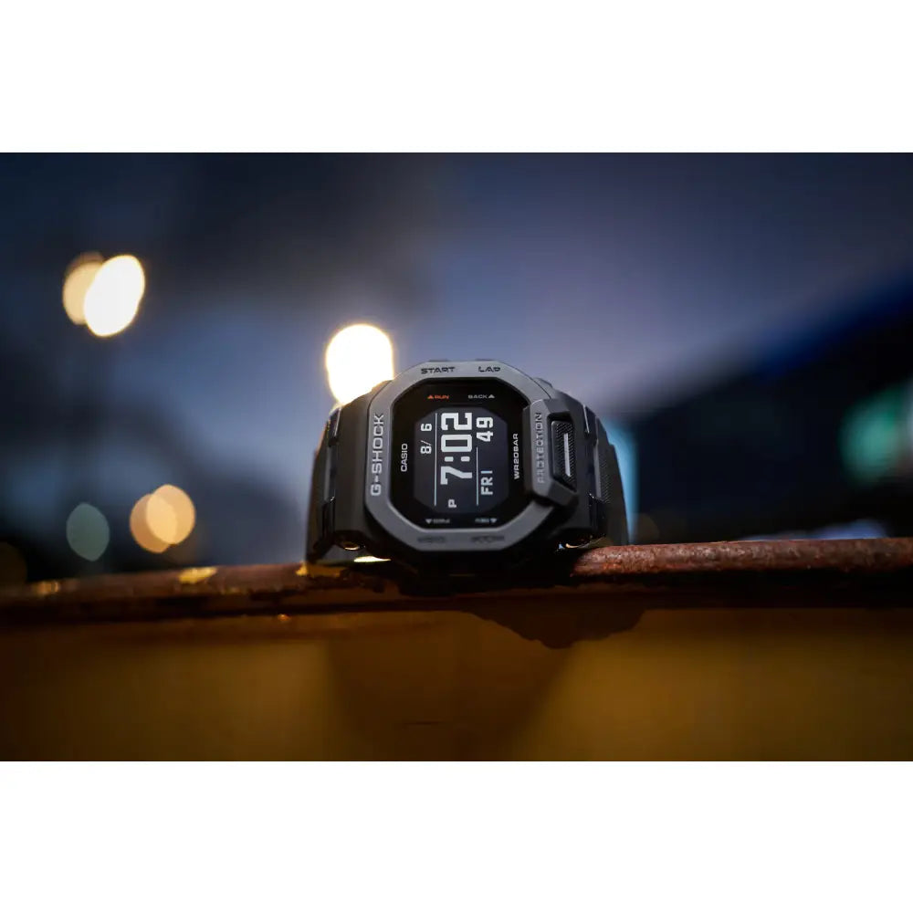 Casio G Shock G-SQUAD GBD-200-1E Digital Smartwatch Black Dial Resin Strap Men's Watch