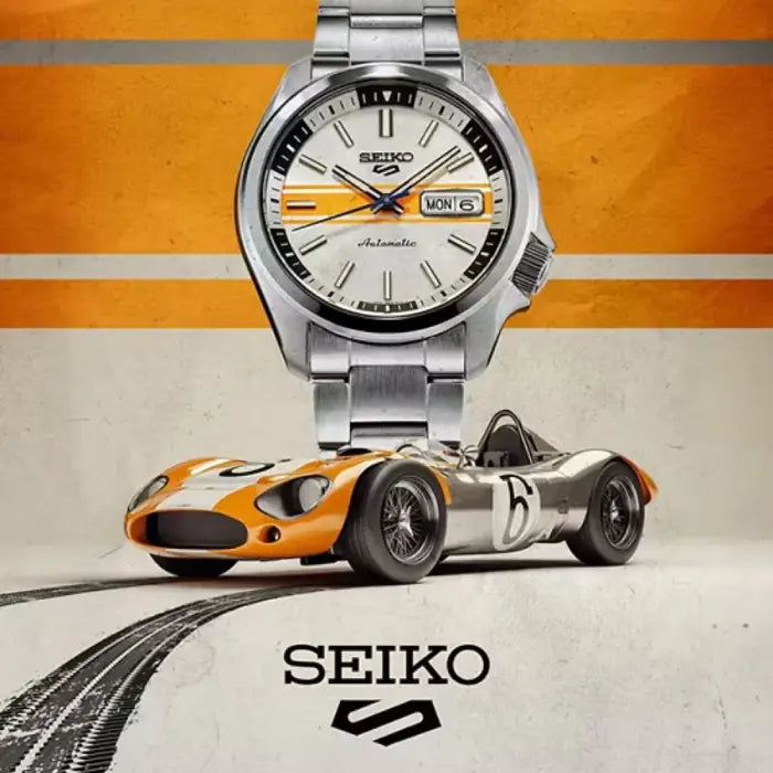 Seiko 5 Sports SRPL49K1 Heritage Special Edition stainless steel watch