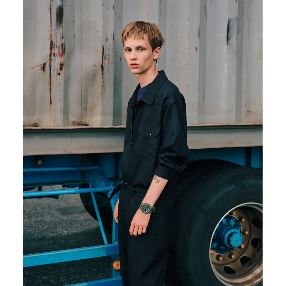 Casio G-Shock "Solar Step Tracker" GA-B010-3ADR Green Dial 49.3mm Bio-Based Resin Strap Men's Watch